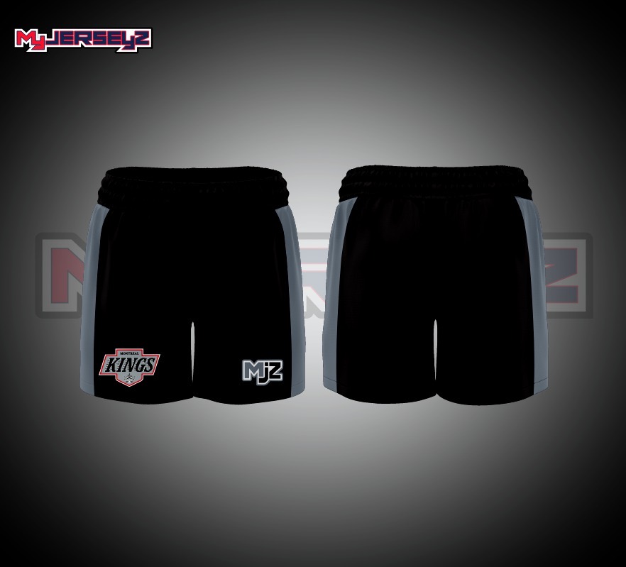 team shorts-black