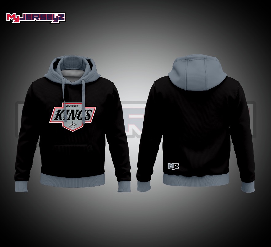 team hoodie- black