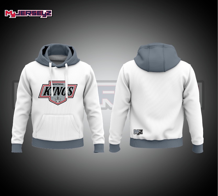 team hoodie- white
