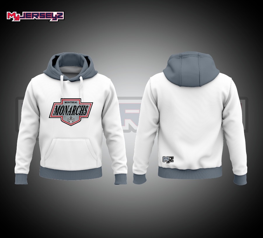 team hoodie- white