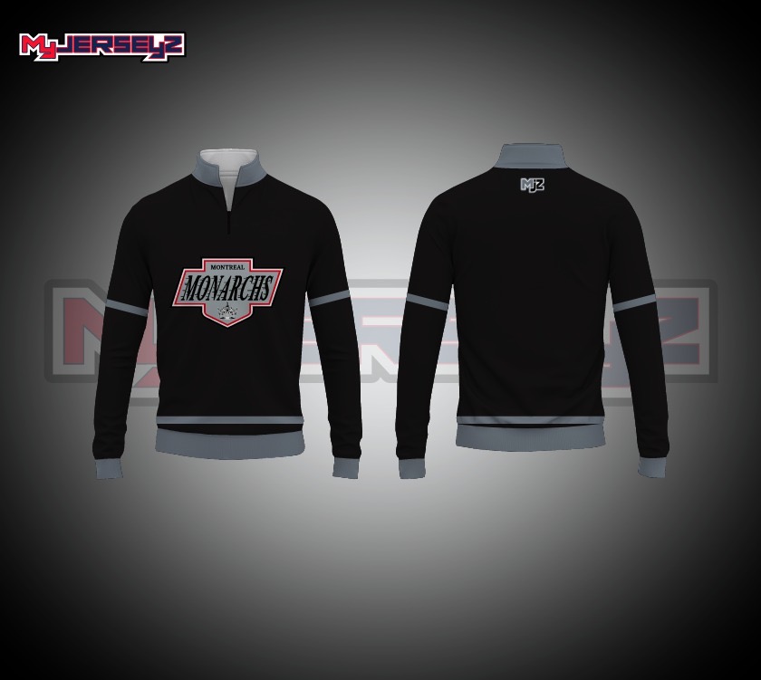 Team 1/4 zip- black